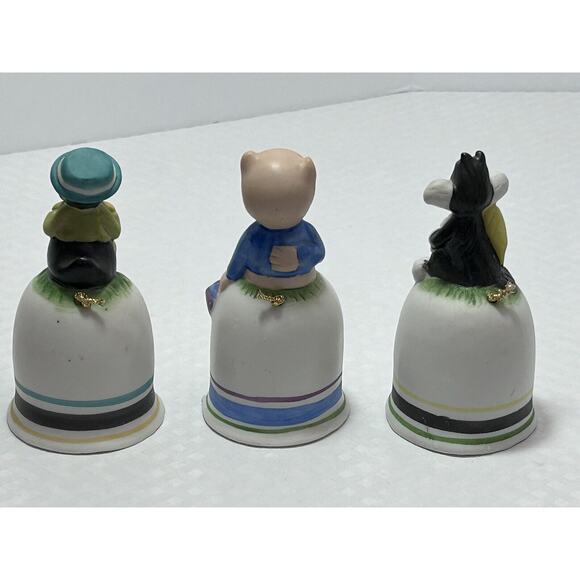 Set Of 3 Vintage Ceramic Warner Brothers Bells 4", 1979 Price Products - Picture 3 of 13